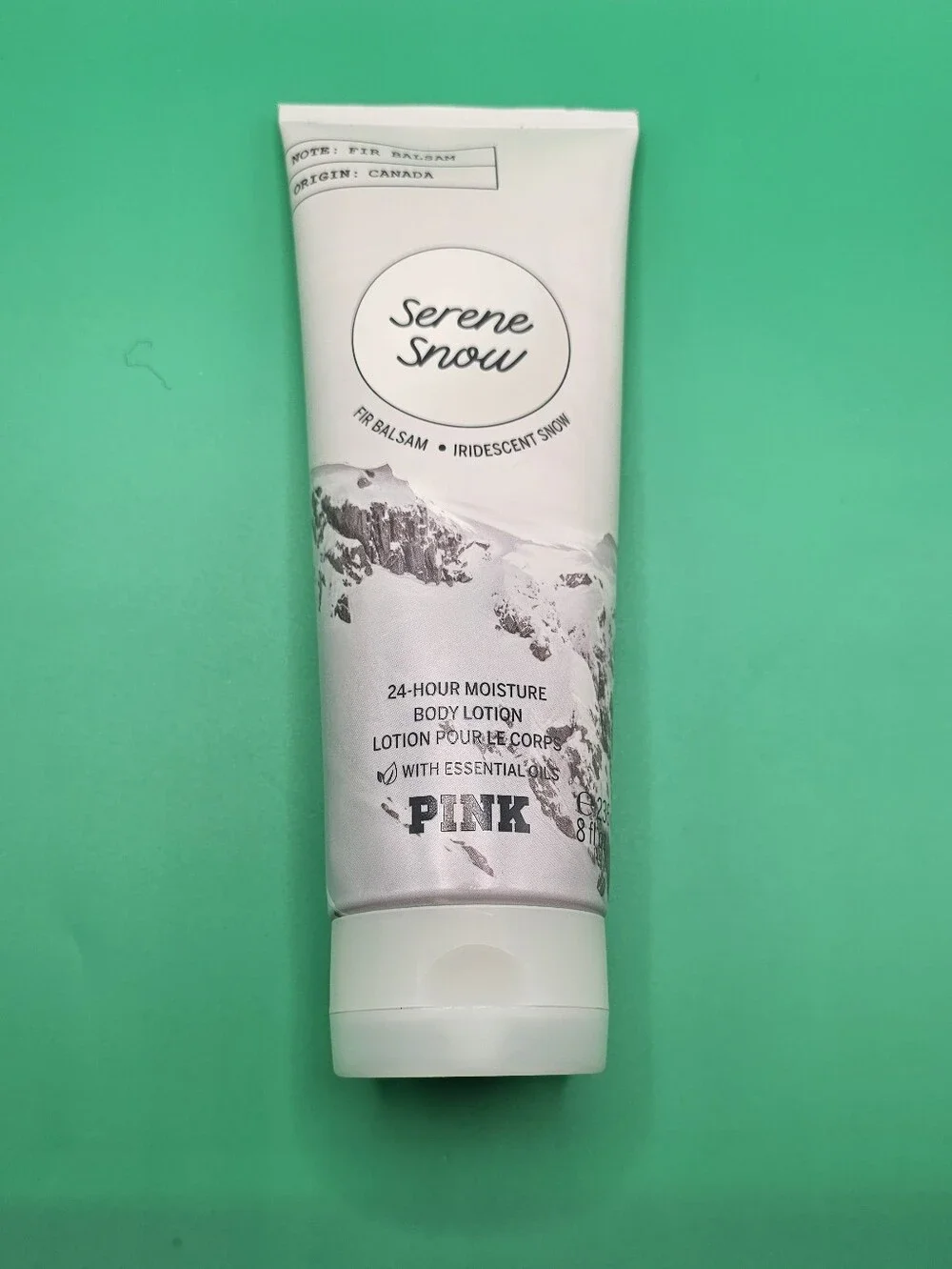 PINK Victoria's Secret Serene Snow 24-Hour Moisture Body Lotion - White Pink